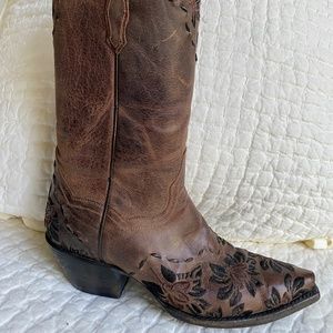 Dan Post Embroidered Cowboy Boots size 7.5